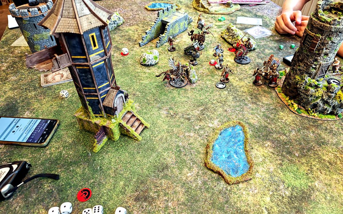 Tabletop-Spiel im Spielbrett